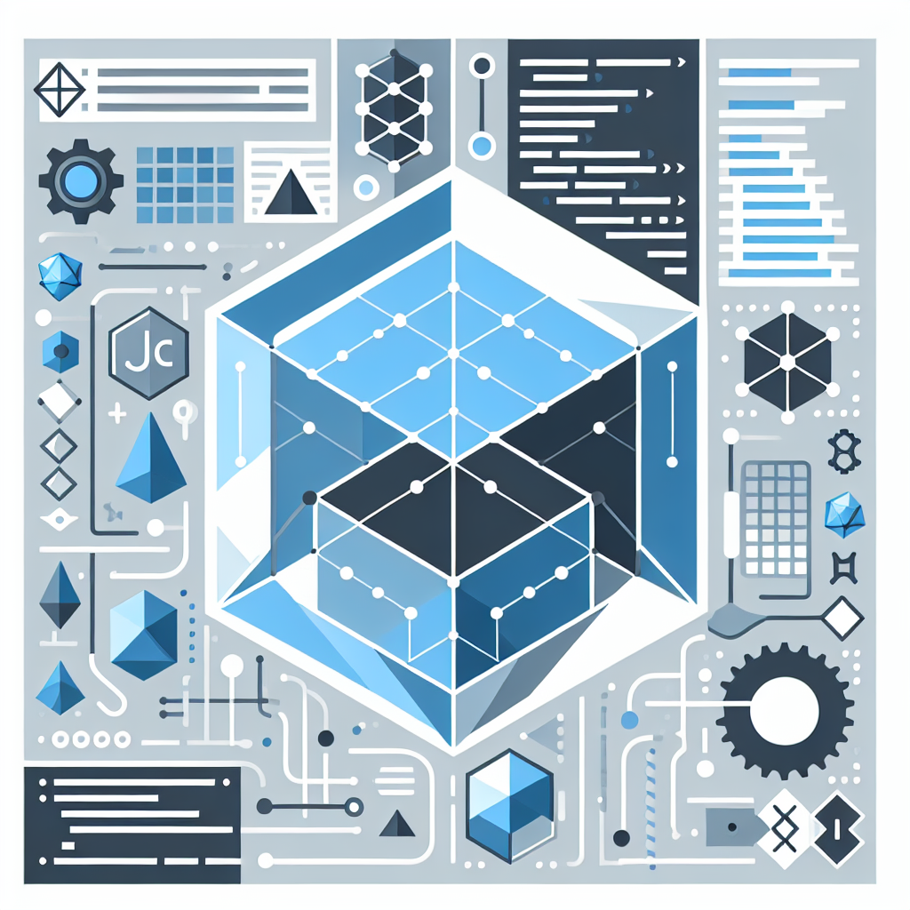 Ilustración técnica para: Todo lo que necesitas saber sobre la Programación Funcional en JavaScript: Conceptos, Ejemplos y Beneficios