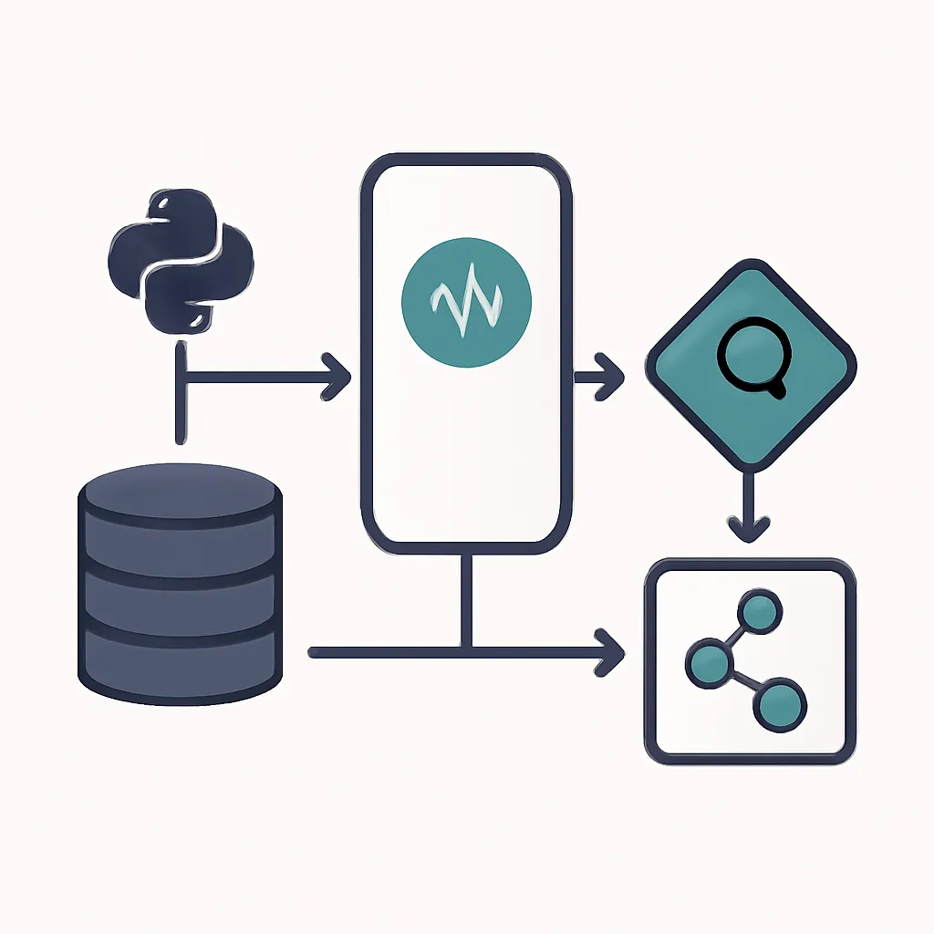 Ilustración técnica para: Búsqueda Semántica con FastAPI y ChromaDB: Indexando y Consultando tus Propios Datos