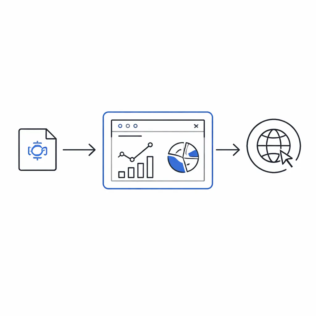 Ilustración técnica para: De Scripts a Dashboards Interactivos: Visualización de Datos con Python y Streamlit