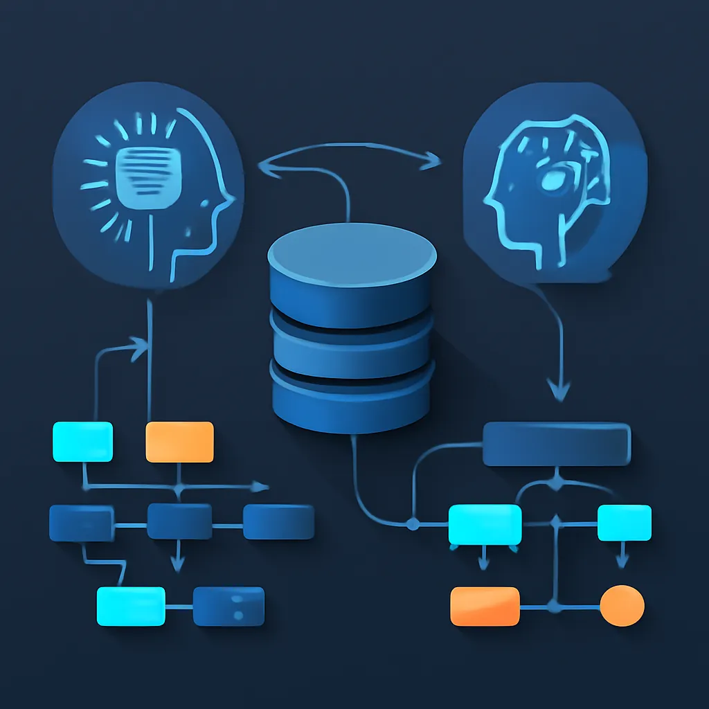 Ilustración técnica para: Feature Stores en MLOps: La Clave para la Consistencia y Reutilización de Características en Modelos de IA