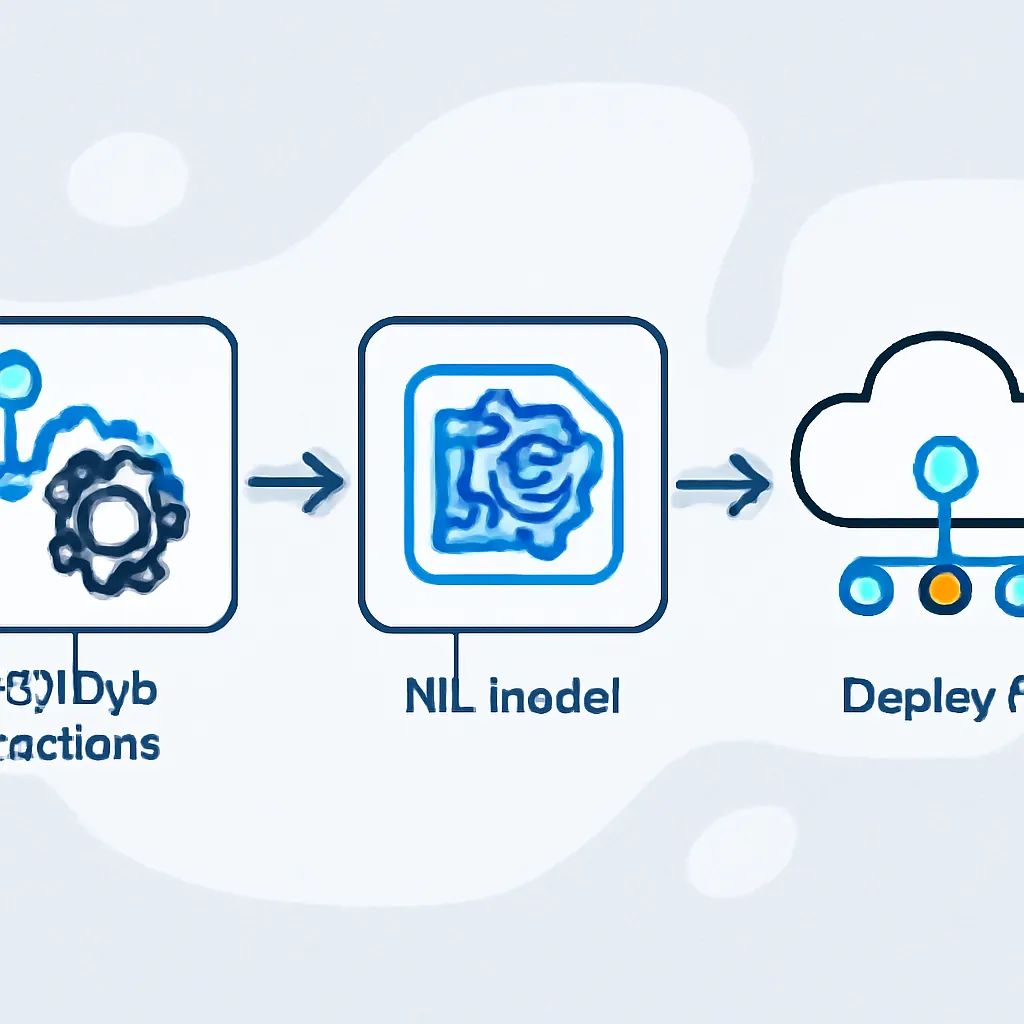 Ilustración técnica para: Guía Completa para Crear un Pipeline de CI/CD para Modelos de IA con GitHub Actions y Google Vertex AI