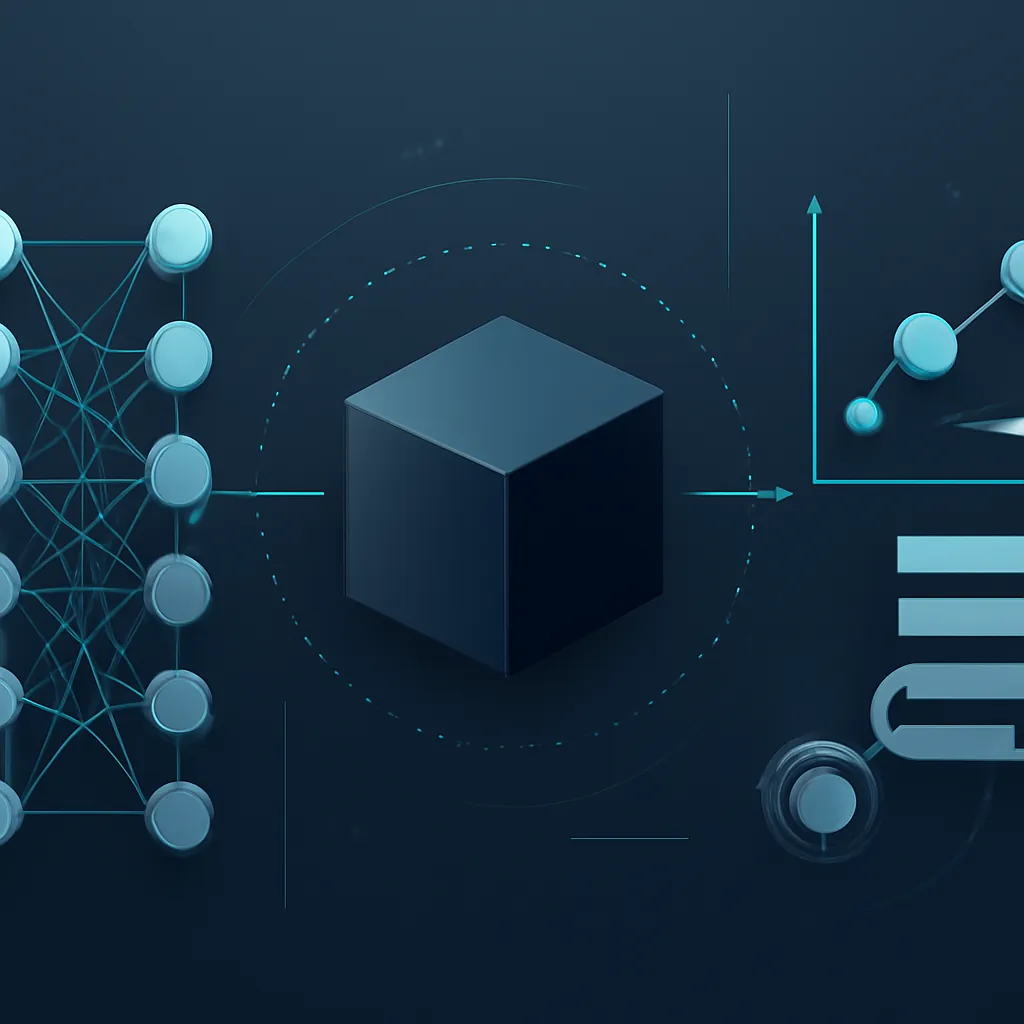 Ilustración técnica para: IA Explicable (XAI): Desentrañando la Caja Negra de tus Modelos de Machine Learning con LIME y SHAP