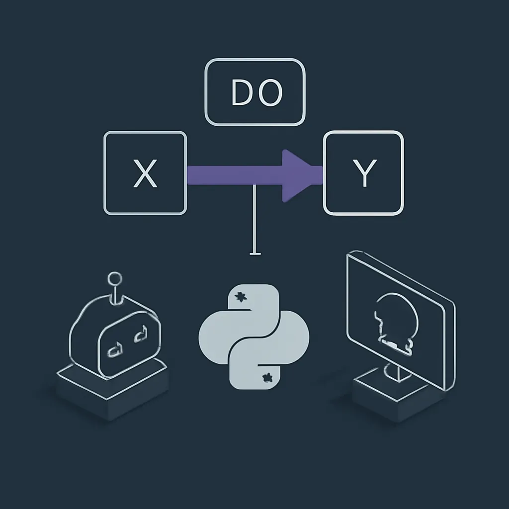 Ilustración técnica para: Inferencia Causal en Machine Learning: Más Allá de la Correlación para Entender el Impacto