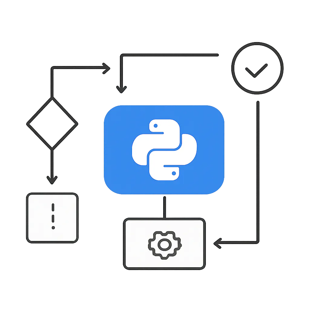 Ilustración técnica para: Manejo de Errores y Excepciones en Python: Construyendo Aplicaciones de IA Robustas