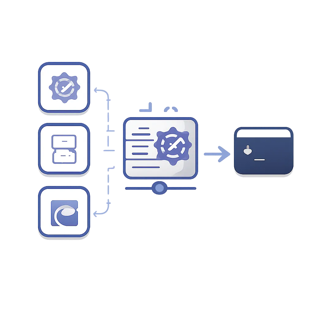 Ilustración técnica para: Multi-CLI MCP: Claude, Codex y Gemini en un agente