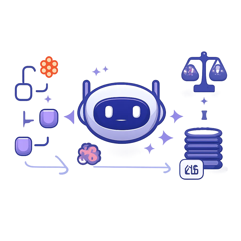 Ilustración técnica para: n8n en 2026: automatización visual con IA nativa