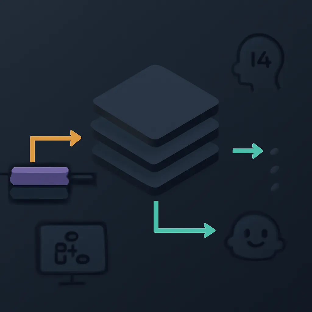Ilustración técnica para: Optimización de LLMs con PEFT: Fine-tuning Eficiente usando LoRA y QLoRA para Desarrolladores