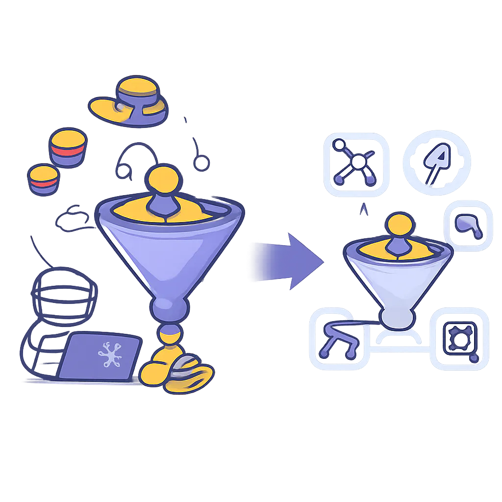 Ilustración técnica para: Tu agente de código quema tokens: paga un 70% menos