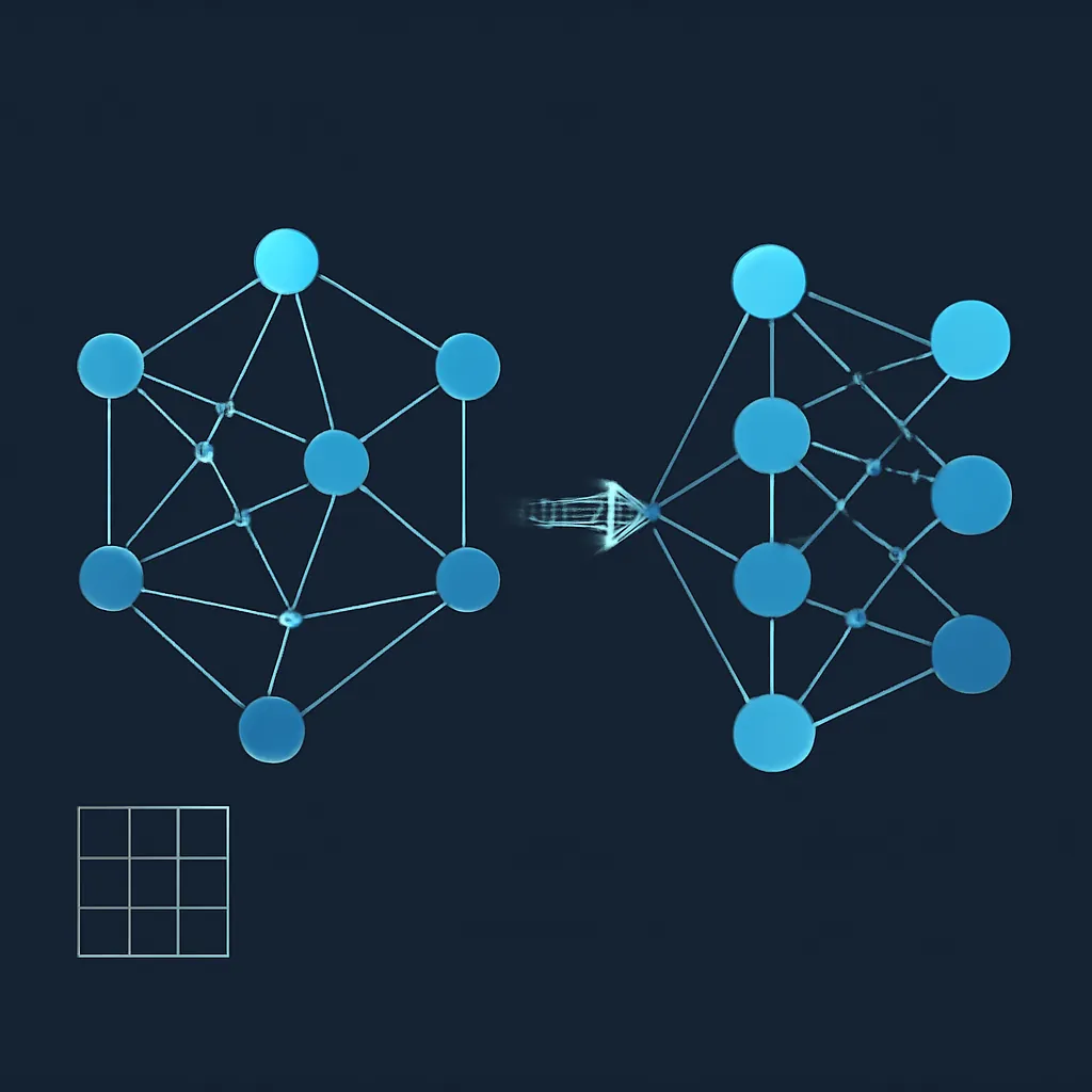 Ilustración técnica para: Redes Neuronales Gráficas (GNNs): Arquitecturas Avanzadas y Aplicaciones Prácticas para Datos Estructurados